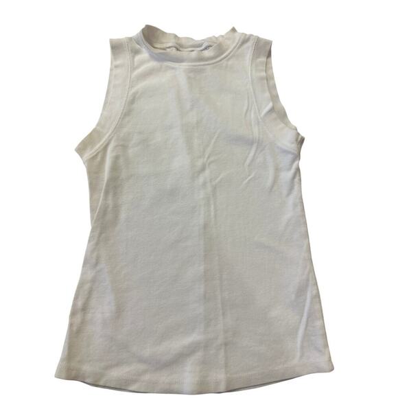 Top Shop White Tank Top White Womens Small Great basic for layering - Picture 1 of 4